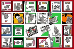 monopoly with Mexico background tattoo idea