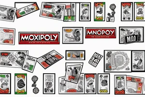 monopoly with Mexico background tattoo idea