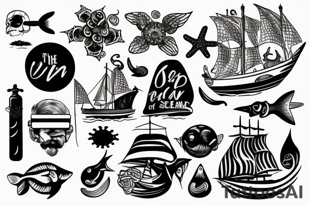 the old man and the sea tattoo idea