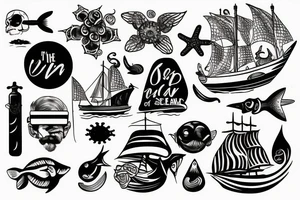 the old man and the sea tattoo idea