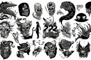 fighting inner demons tattoo idea