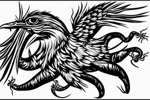 Eagle grab a scorpion tattoo idea