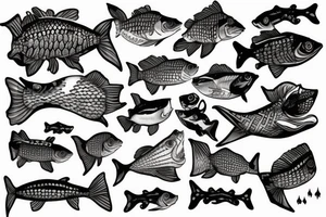 A fish that looks li tattoo idea