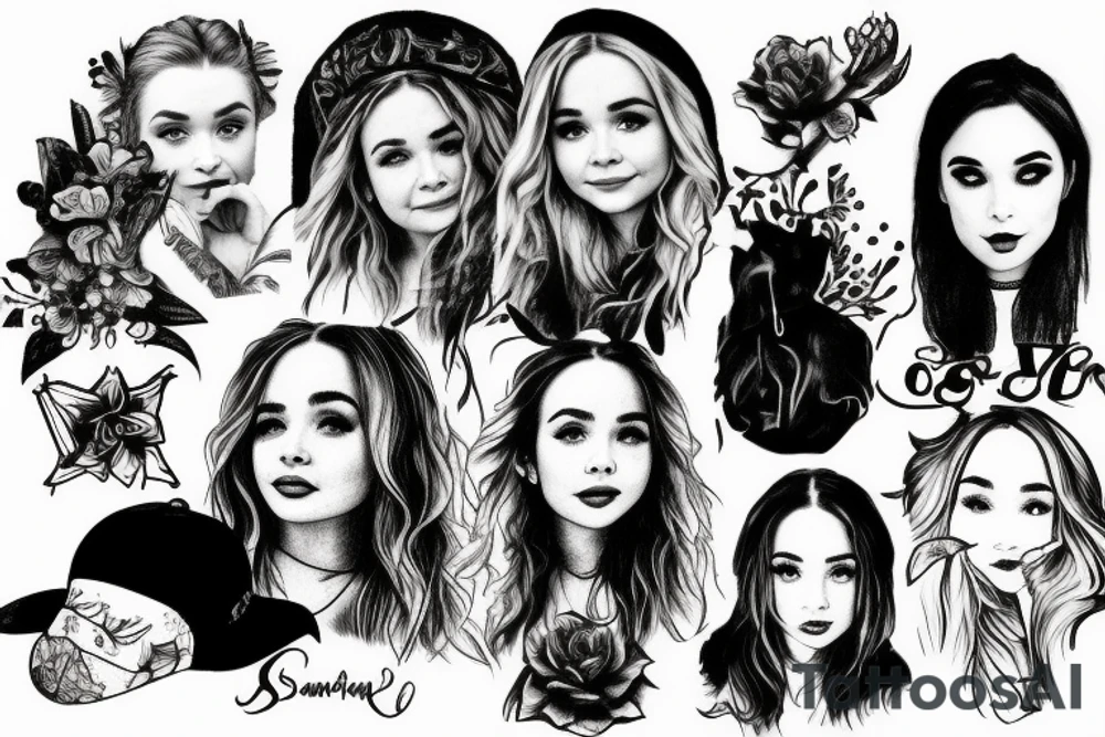 Sabrina Carpenter tattoo idea