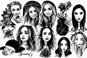 Sabrina Carpenter tattoo idea