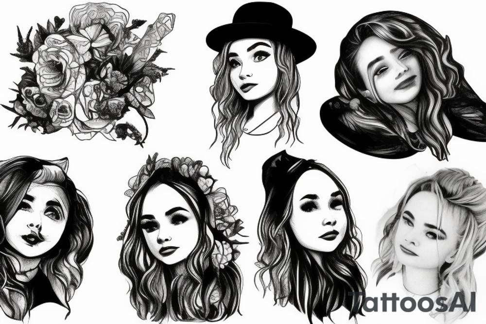 Sabrina Carpenter tattoo idea