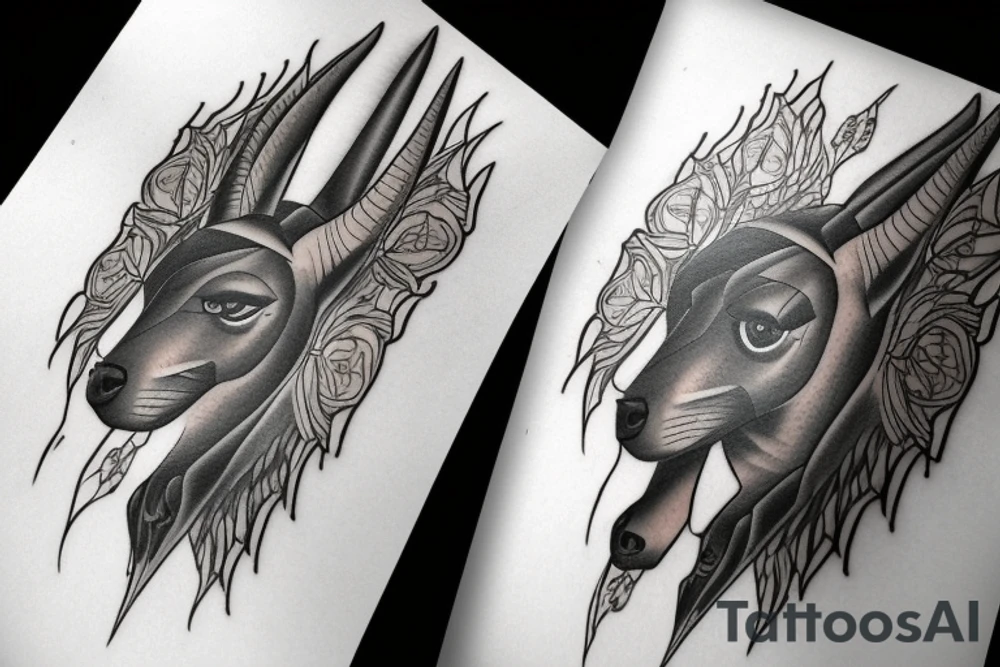 Anubis tattoo idea
