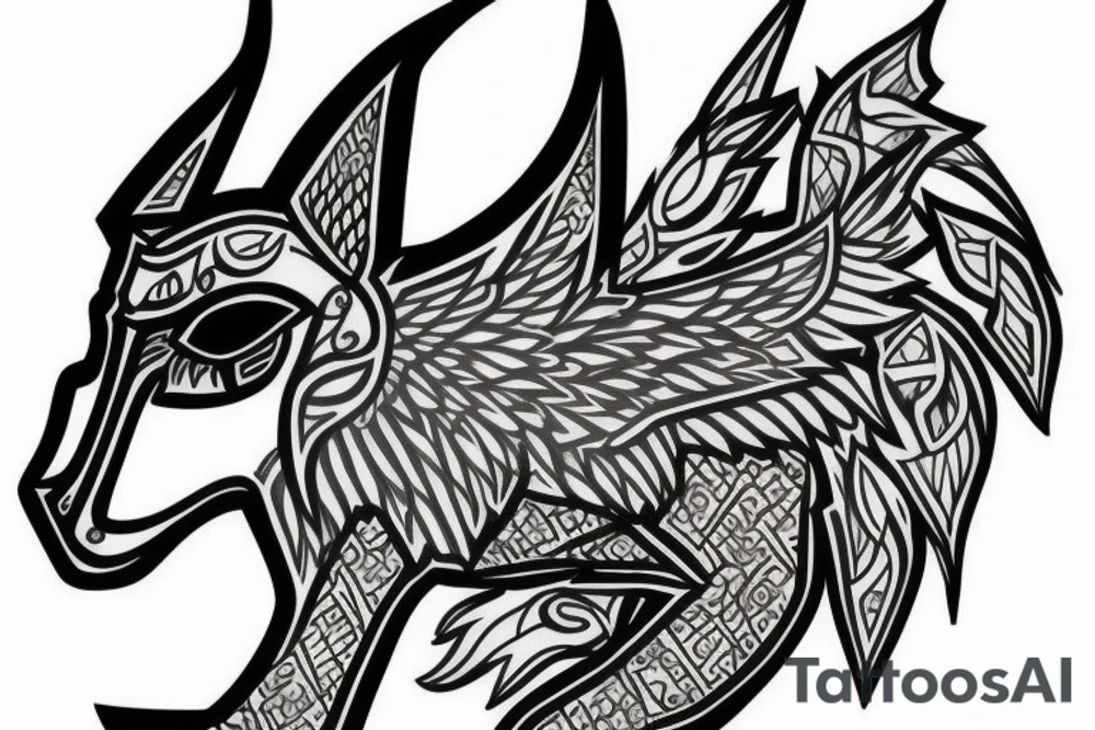 Anubis tattoo idea