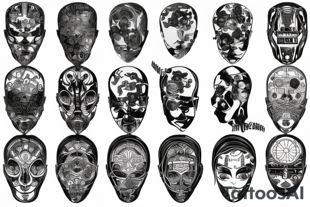 Artificial intelligence tattoo idea