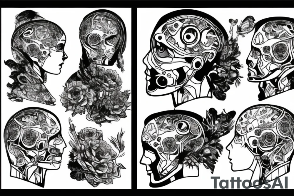 Artificial intelligence tattoo idea