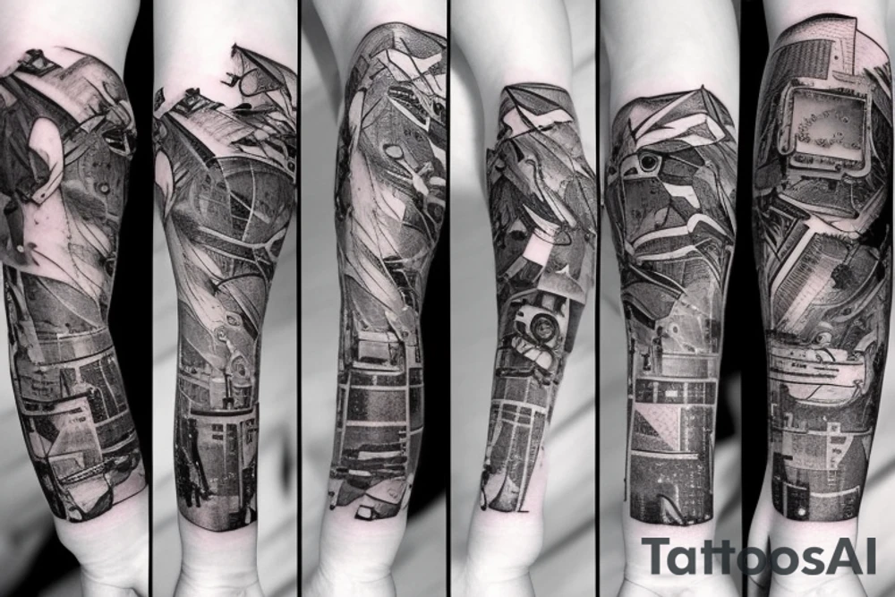 Artificial intelligence tattoo idea