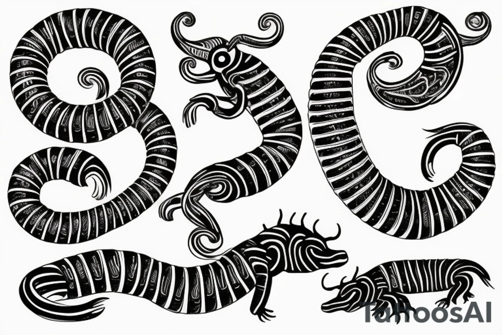 centipede tattoo idea