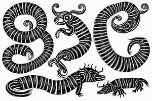 centipede tattoo idea