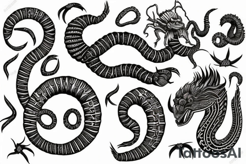 centipede tattoo idea