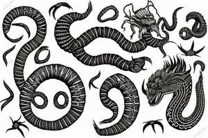 centipede tattoo idea