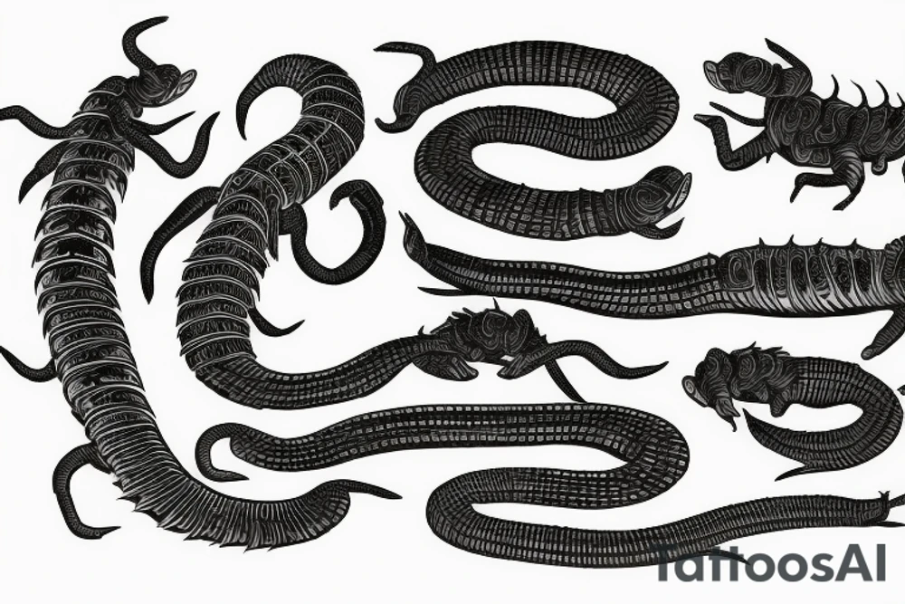 centipede tattoo idea