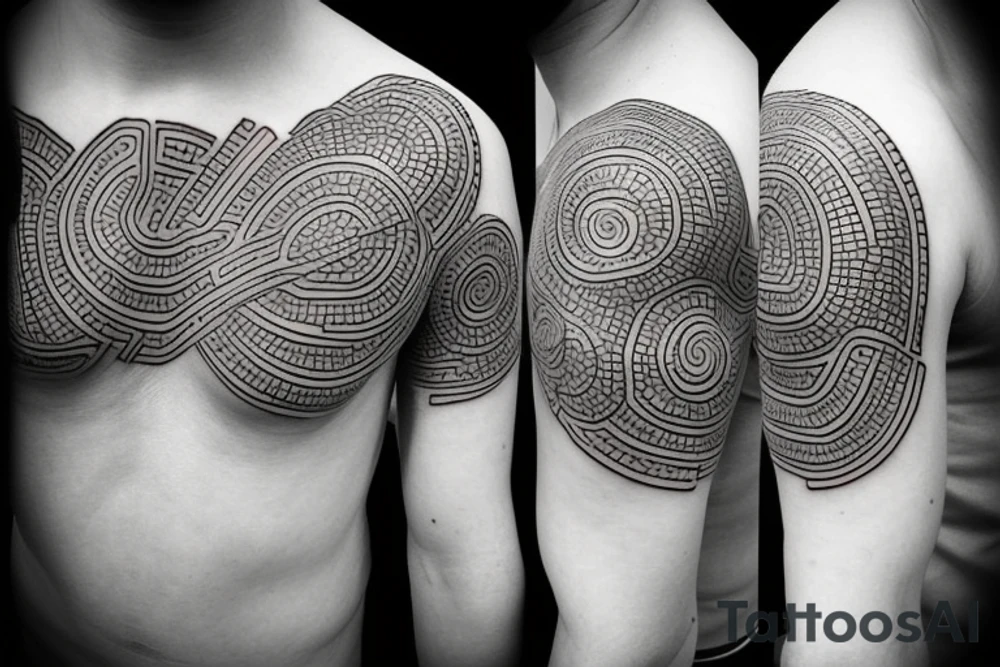 Number 7 in morse code tattoo idea