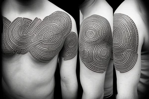 Number 7 in morse code tattoo idea