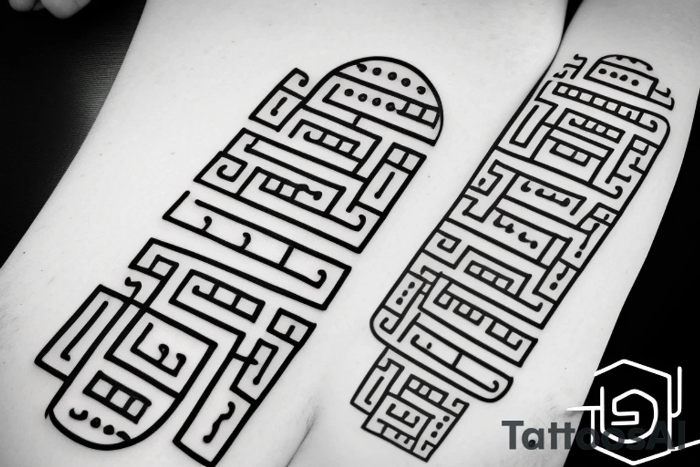 Number 7 in morse code tattoo idea