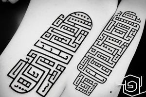 Number 7 in morse code tattoo idea