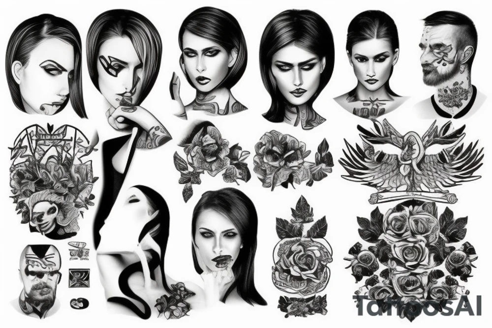 Skrzydło tattoo idea
