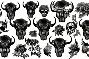 Buffalo skulk tattoo idea