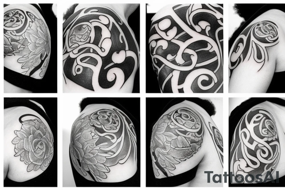 Rain drops tattoo idea
