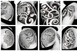 Rain drops tattoo idea