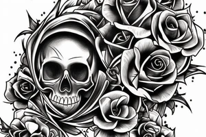 Skull tattoo idea