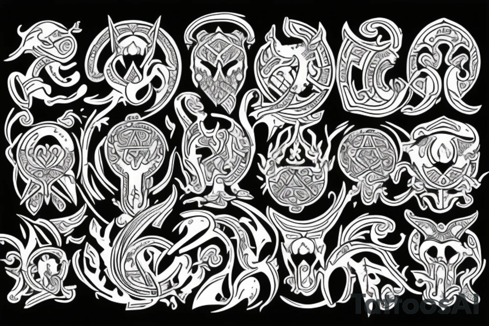 Ancient Slavic symbolism -  kolovrat tattoo idea