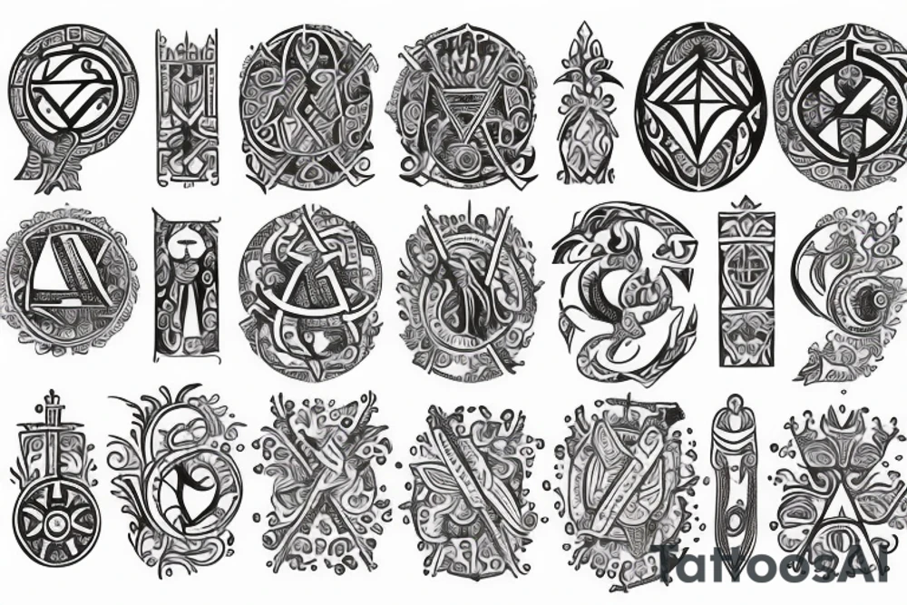 Ancient Slavic symbolism -  kolovrat tattoo idea