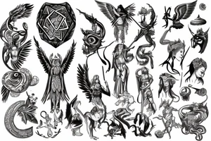 Mythological meaning, culture, development, learning tattoo idea