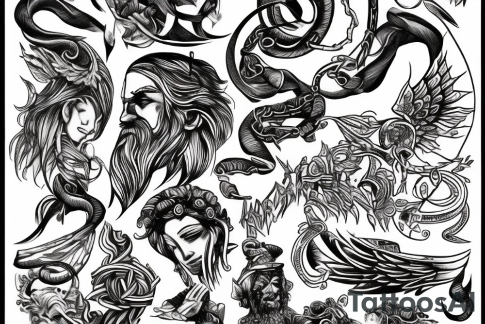 Mythological meaning, culture, development, learning tattoo idea