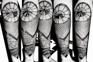 person falling with a parachute tattoo idea