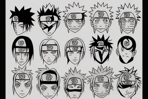 live, crazy, naruto, tattoo idea