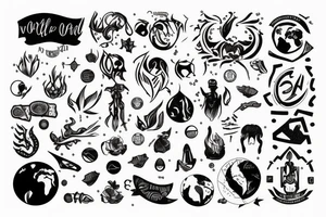 Different perspective of the world tattoo idea