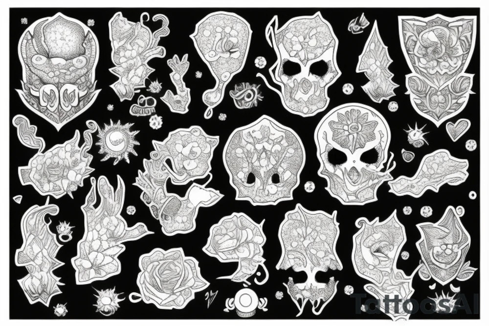 Different perspective of the world tattoo idea