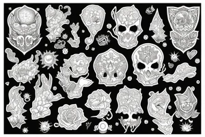Different perspective of the world tattoo idea