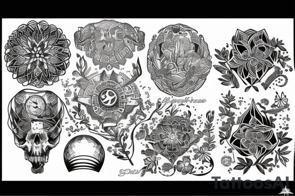 Different perspective of the world tattoo idea