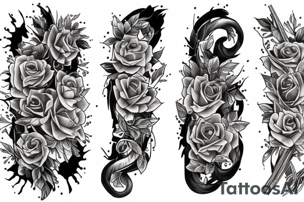 Dual of fates tattoo sleeve tattoo idea