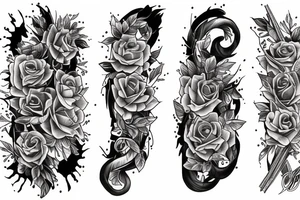 Dual of fates tattoo sleeve tattoo idea