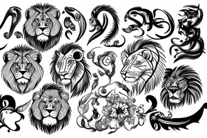 lion tattoo idea