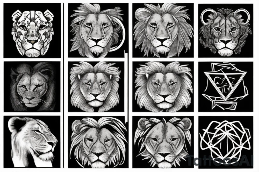 lion tattoo idea