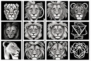 lion tattoo idea