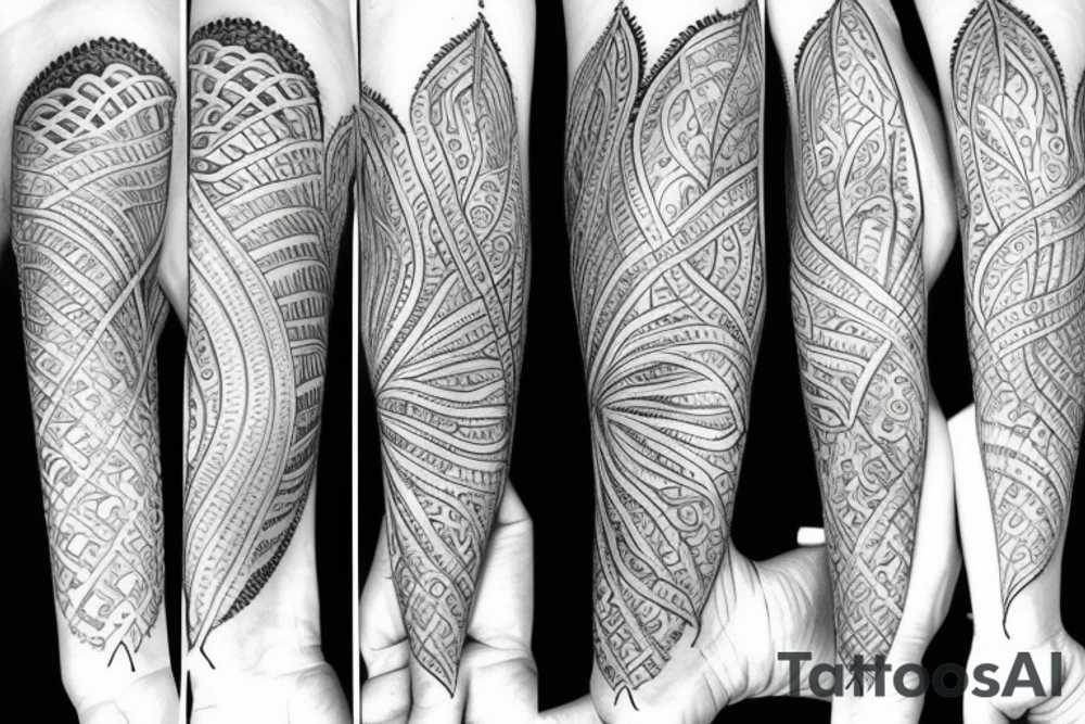 DNA and lotus tattoo idea