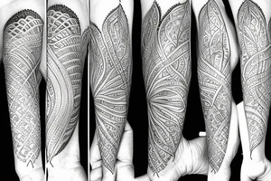 DNA and lotus tattoo idea
