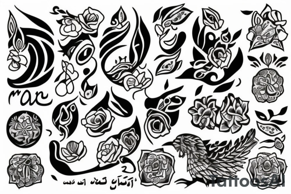 zeynn is my love. she is my wife. tattoo idea