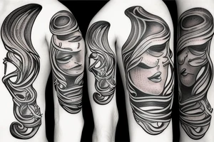 tears of a cloun tattoo idea