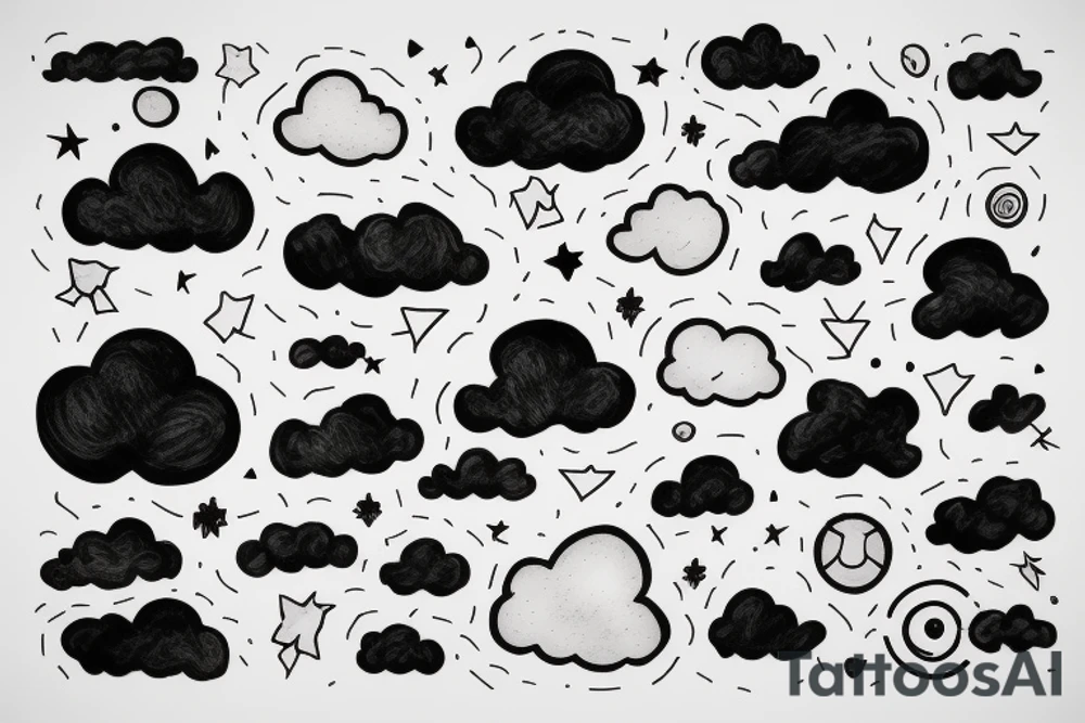 Cloud tattoo idea