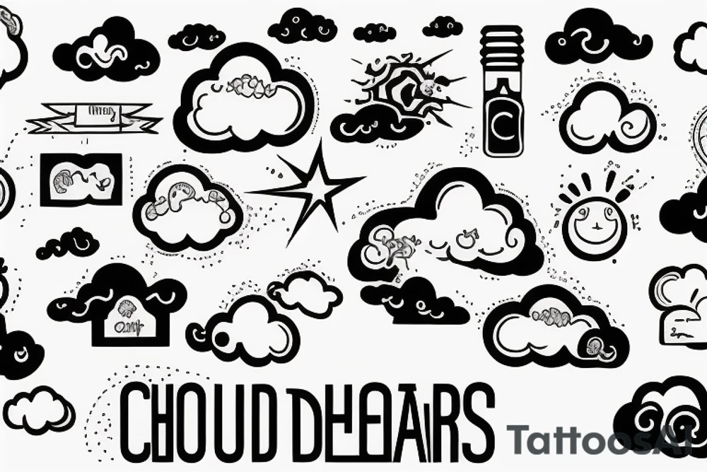 Cloud tattoo idea